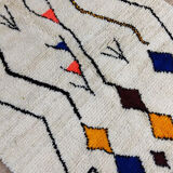 Handmade moroccan berber carpet 228x 149 cm