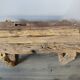 Coffee table in reclaimed wood