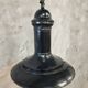 Philips antique black enamel pendant lamp diam 50 cm