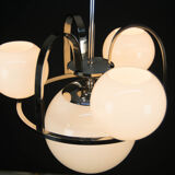 Bauhaus Chrome-plated Chandelier, 1930s