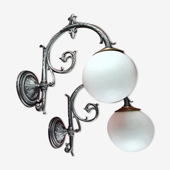 Pair of wall lamps