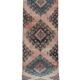 Vintage turkish rug from oushak, hand-woven 90x492 cm