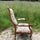 Fauteuil voltaire en merisier