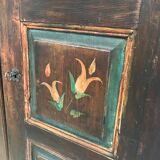 Ancienne double porte bois peint
