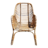 Rattan armchair (60s/70s)