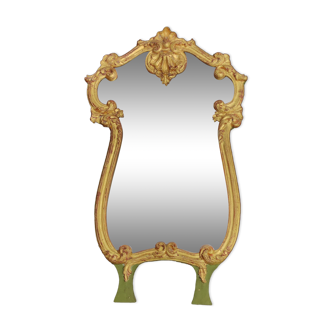 Gilded old mirror