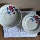 2 plates art' ́ ́ deco Gien pontoise