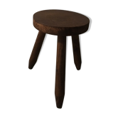 Tabouret de ferme tripode