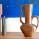 Wooden decorative handle jar, 1950s