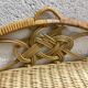 Vintage shelf in rattan
