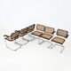 Ensemble de 6 chaises de salle à manger Style B32 de Marcel Breuer