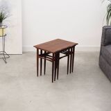 Set of three rosewood tables, Danish design, 1960s, production: Denmark