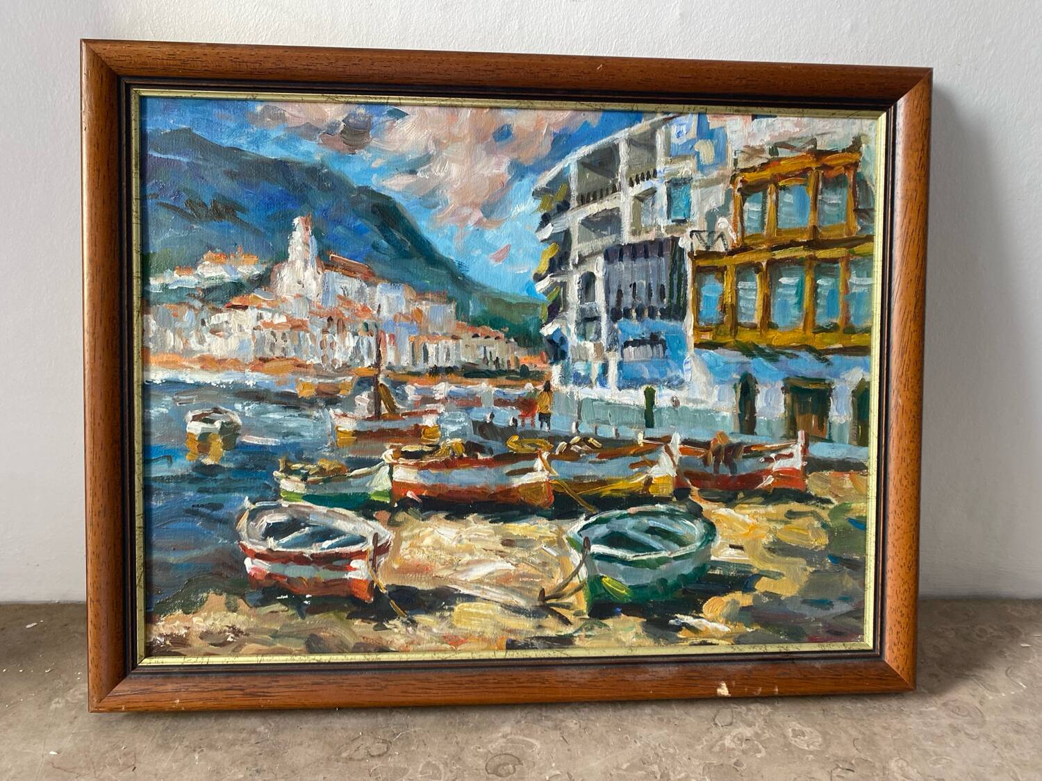 Mediterranean fishing port