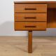 Mid-Century Teak Freestanding Desk by Torben Valeur & Henning Jensen for Dy