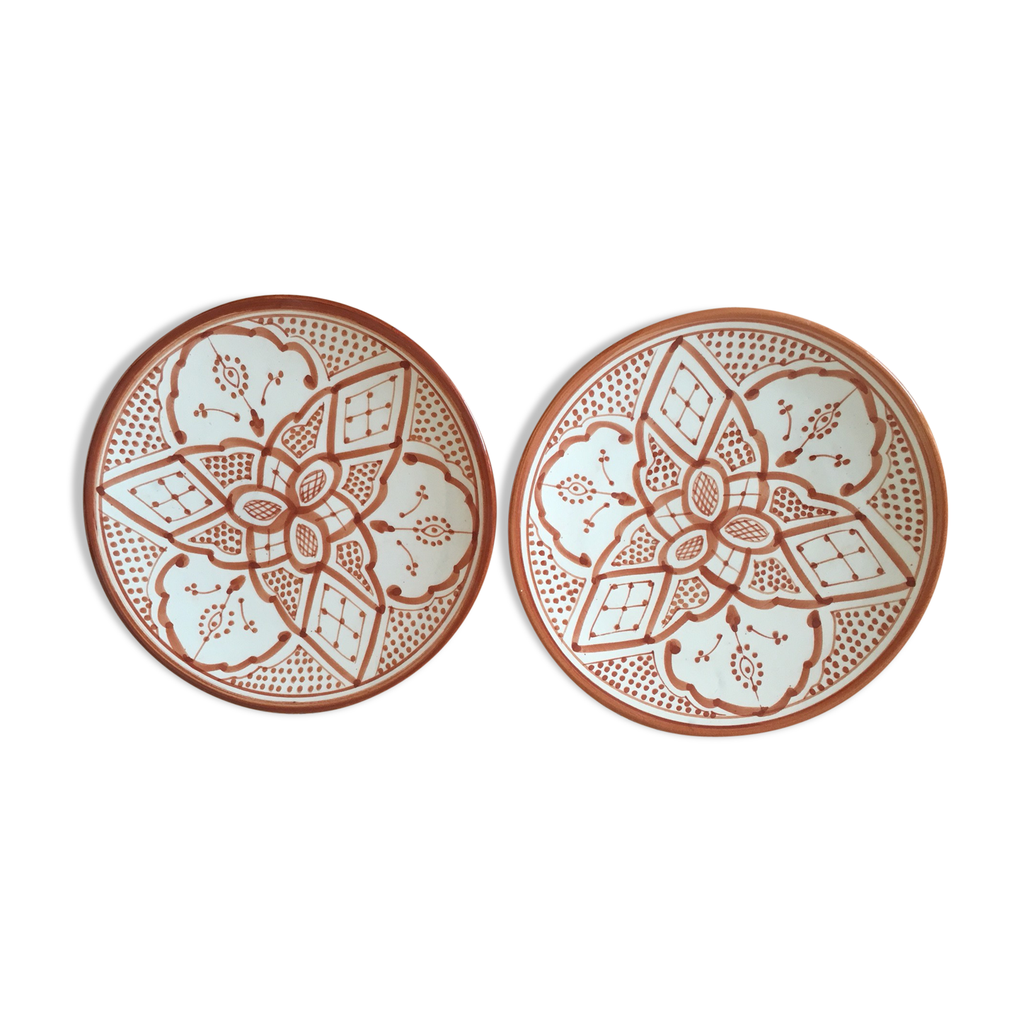 Moroccan ceramic plates