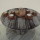 13 piece stoneware coffee/tea set