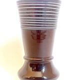 Garnet glass vase 60s