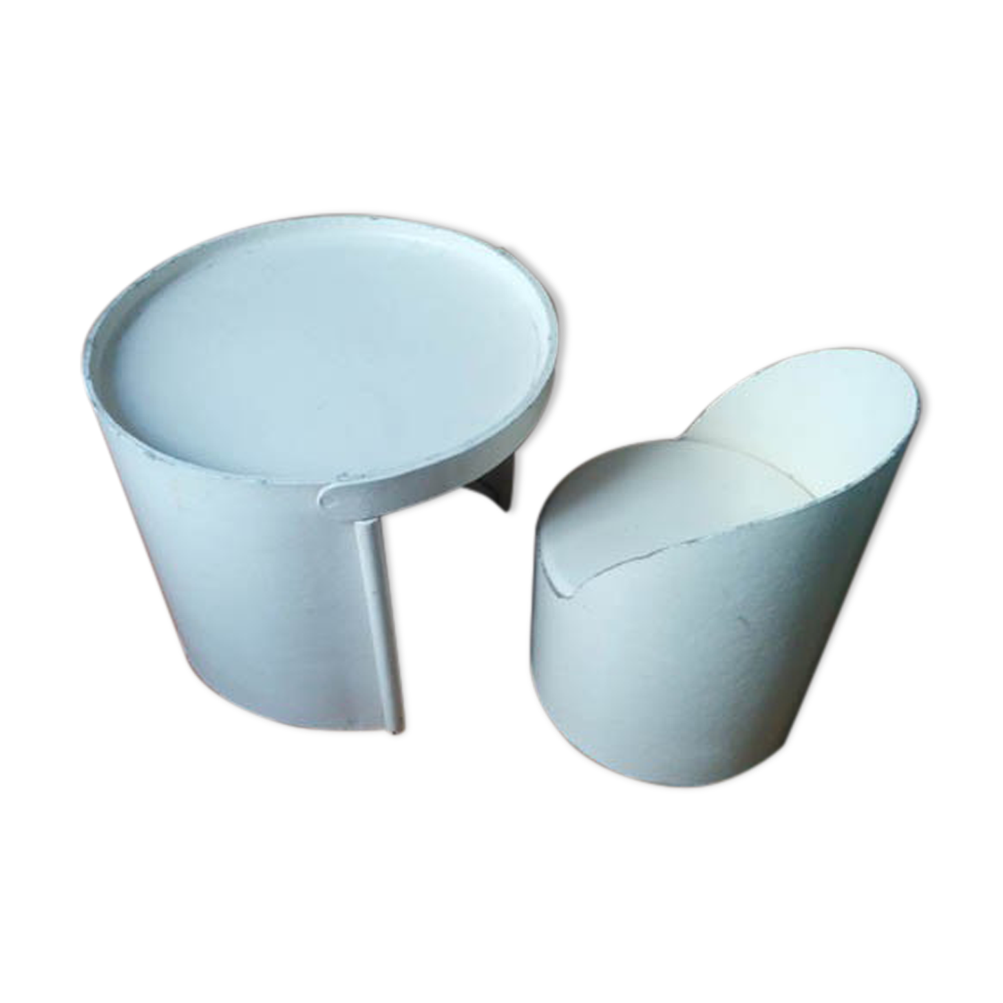 Children's armchair and desk, Jean Louis April 1967