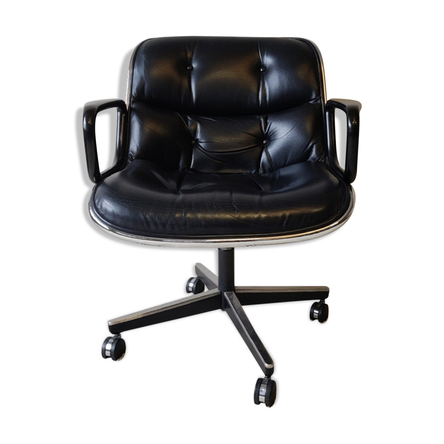 Executive chair by Charles Pollock for Knoll