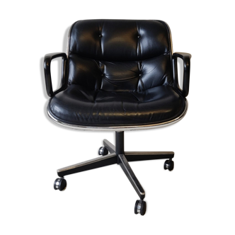 Executive chair by Charles Pollock for Knoll