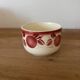 5 tasses anciennes Badonviller fruits