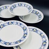Set of 9 vintage Cadiz plates – Villeroy & Boch – 1960s–1970s