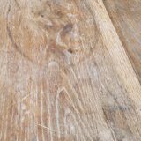 Rustic farm table in old patinated solid oak - 1900s