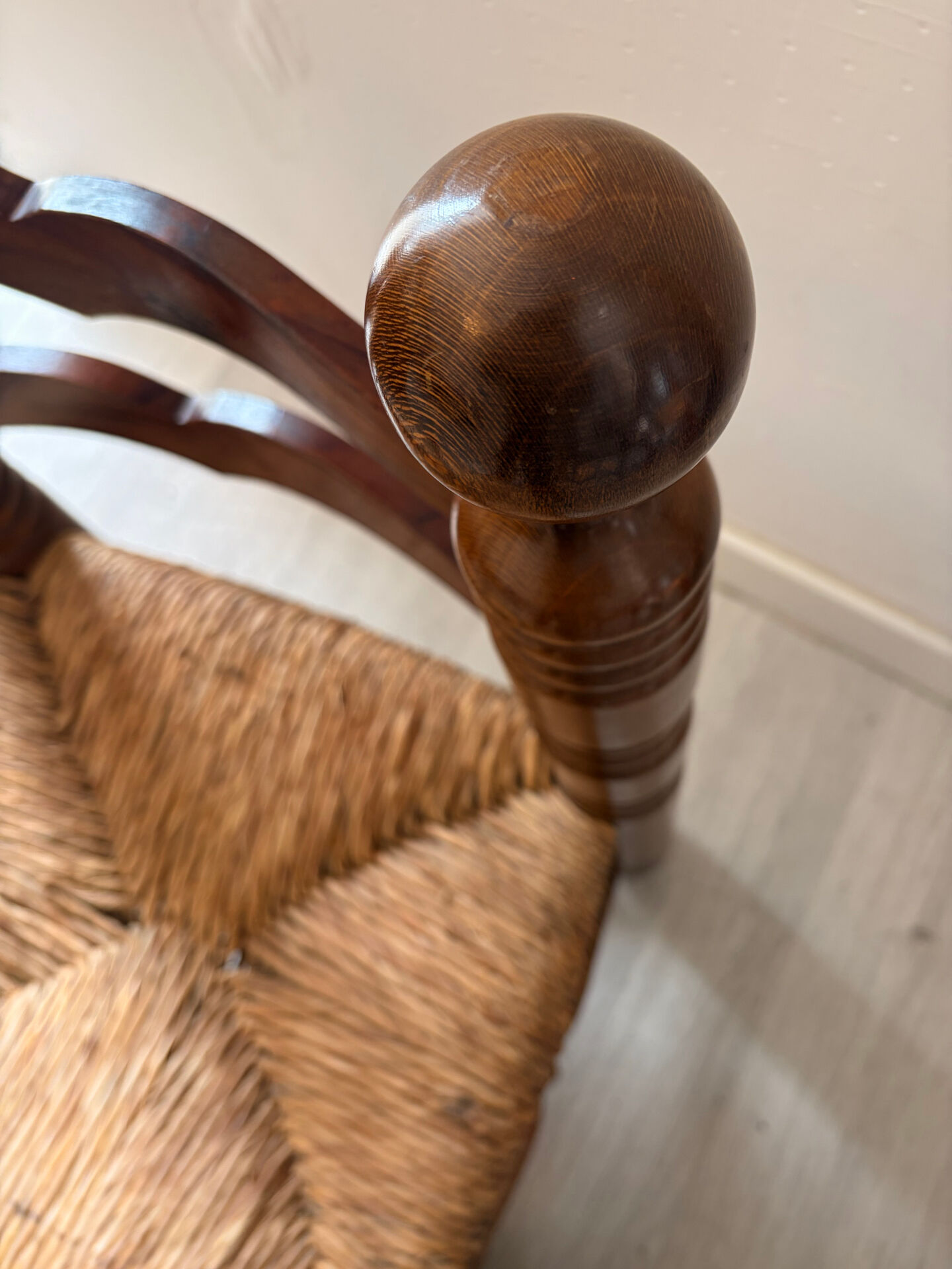 "Fire corner" chair attributed to Charles Dudouyt