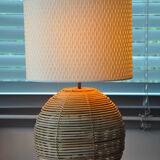 Rattan ball lamp foot