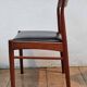 5 vintage chairs by Henning Kjaernulf, model 26, teak, Denmark, 1960s.