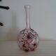 Acid-etched glass paste gourd vase signed bendor