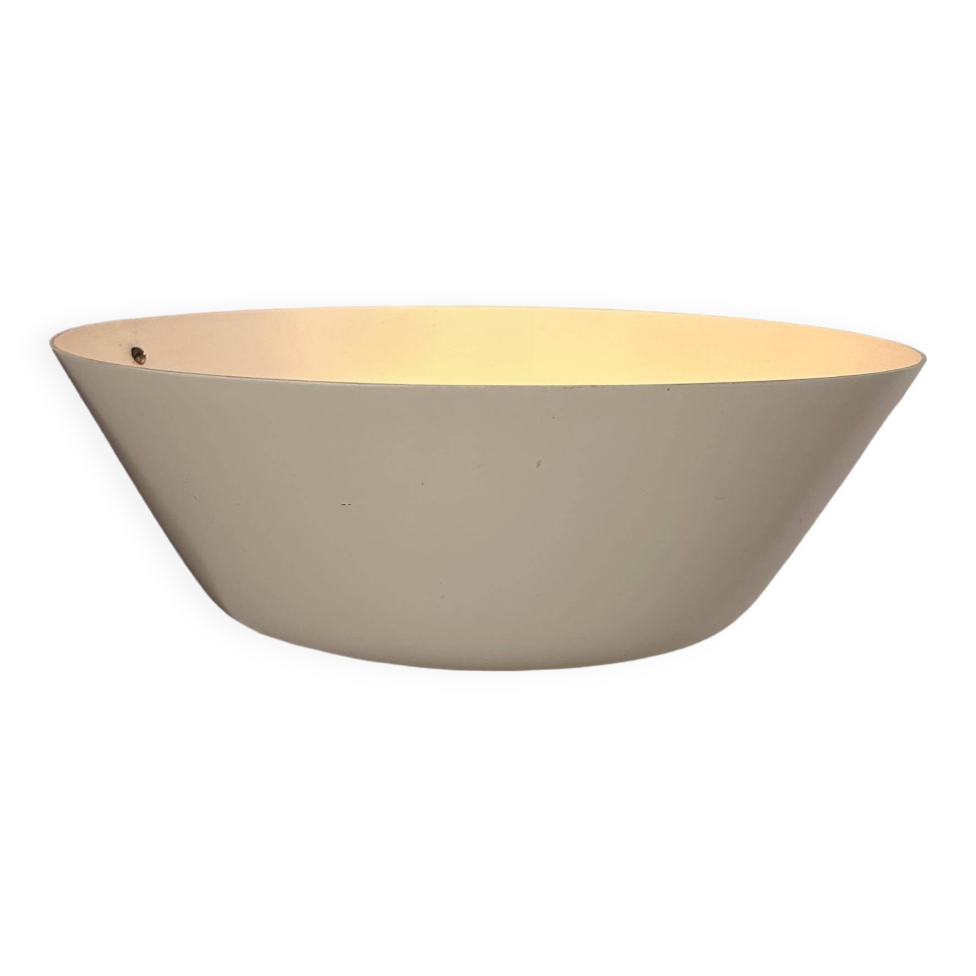Paire d’applique vintage, bois Wengé et métal laqué blanc, Hagoort Pays Bas 1960