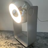 Pair of Eyeball lamps in chrome metal and aluminium