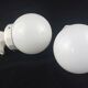 Pair of porcelain art deco wall light