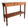 Large console or shop sideboard in pitch pine, early 20th century.