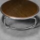 Coffee table metal glass 70s vintage modern