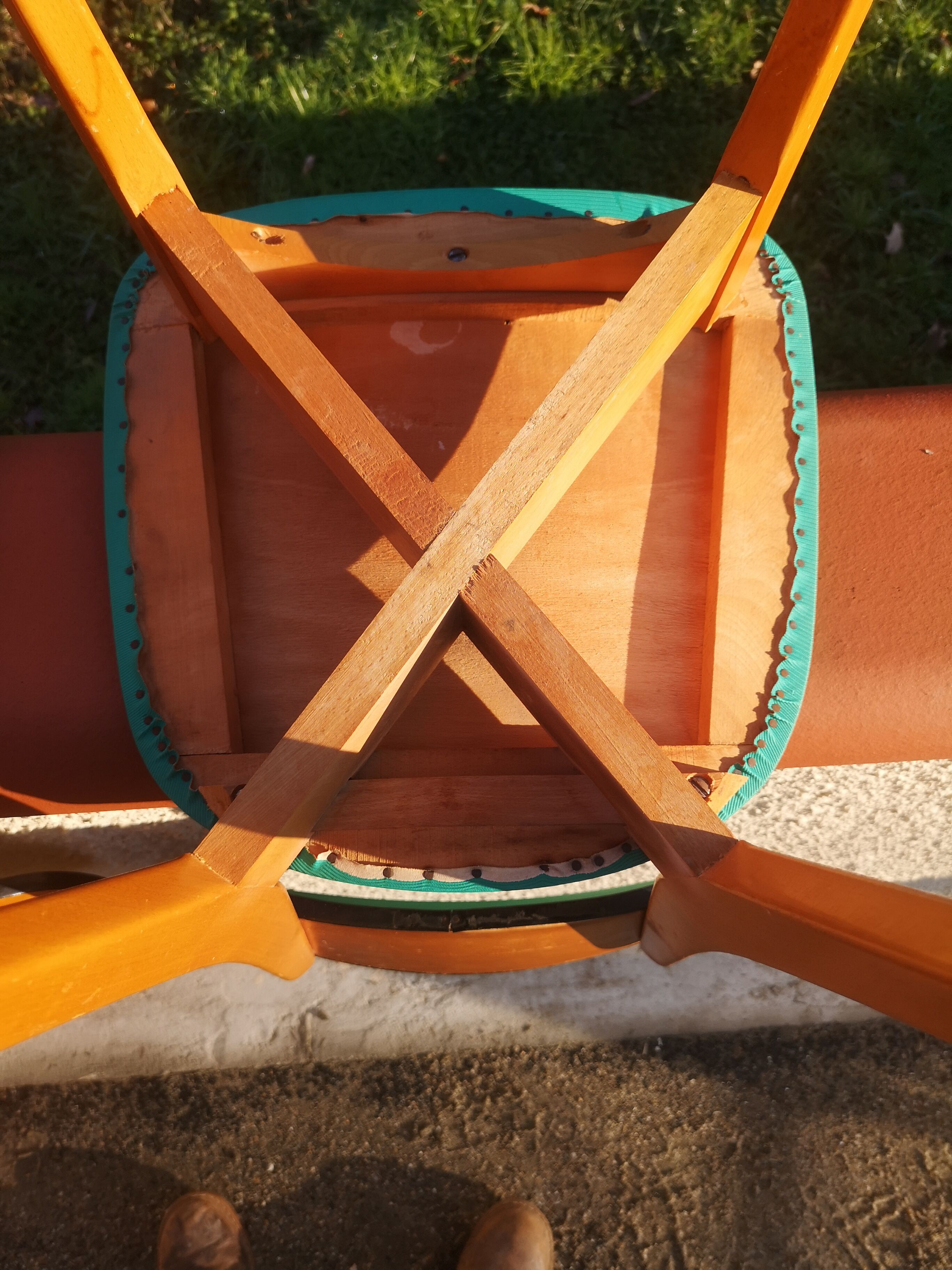 Lot de trois chaises vintages années 1950