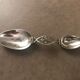 Double Travel Spoon Silver Metal