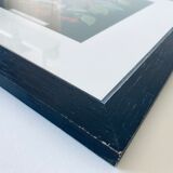 Framed lithograph of cherries