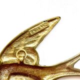 Pair of copper swallows