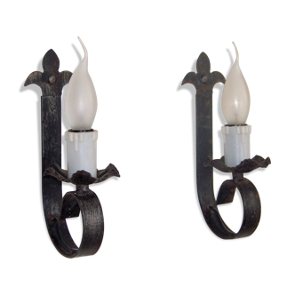 Pair of vintage French sconces