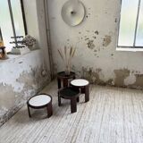 Nido 780 G stackable coffee tables. Frattini for Cassina