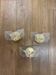 Set of 3 brass Wall Lamps, 1970