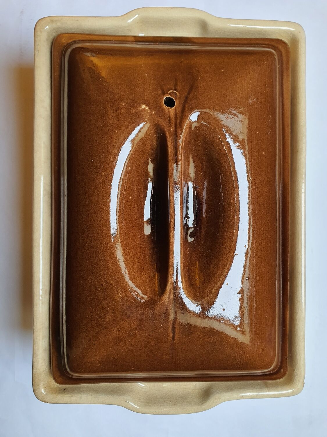 Glazed terracotta terrine