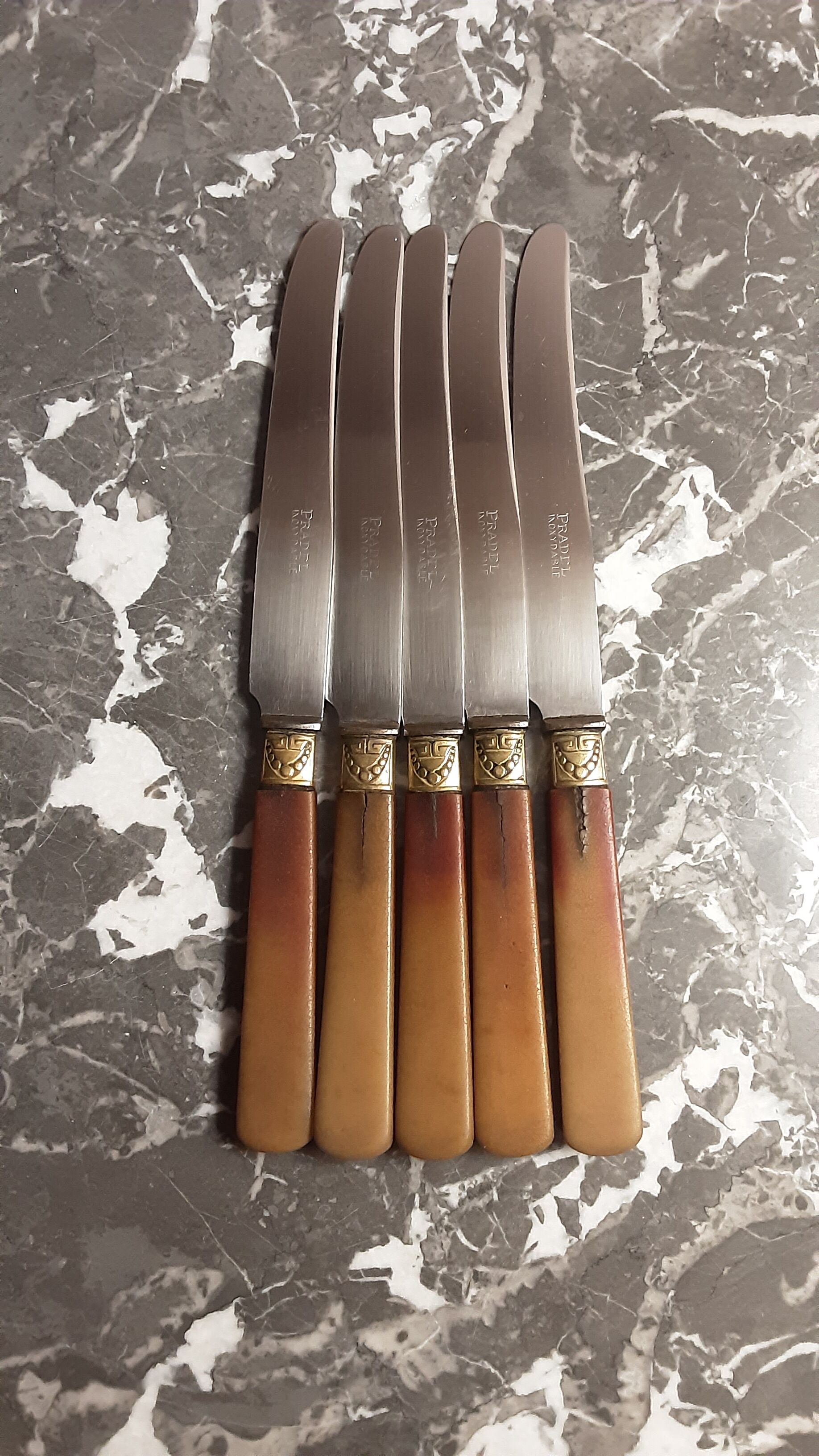 Lot 5 old knives - Pradel