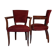Pair of red Art Deco bridges chairs. Fully original. TBE
