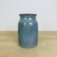 Vintage 1960s ceramic vase, abstract patterns.