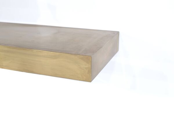 Petite console en laiton, Italie, 1960s