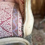 Antique Louis XV style bench – Napoleonic III period – 110 cm