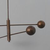 Lampe en laiton vintage, 1960